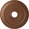 Ekena Millwork Munich Ceiling Medallion (Fits Canopies up to 5 5/8"), 17 1/2"OD x 3 5/8"ID x 1"P, Polished Copper CM17MUPOS - alternate 1